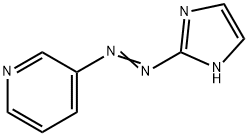 Pyridine,  3-(1H-imidazol-2-ylazo)-  (9CI) Structure