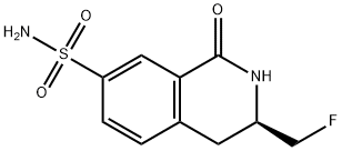 3-(FLUOROMETHYL)-1-OXO-1,2,3,4-TETRAHYDROISOQUINOLINE-7-SULFONAMIDE Structure