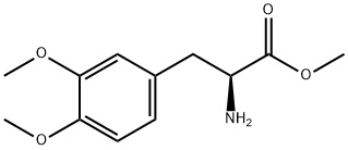 (S)-3,4-DIMETHOXYPHENYLALANINE METHYL ESTER Struktur