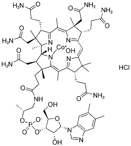 羟基钴胺素盐酸盐, 78091-12-0, 结构式