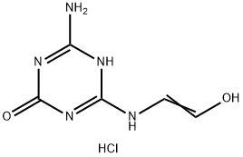 N-(2-Hydroxyethenyl)ammeline, Dihydrochloride Struktur
