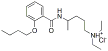 4-[(2-butoxybenzoyl)amino]pentyl-diethyl-azanium chloride,78109-80-5,结构式