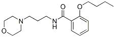 o-Butoxy-N-(3-morpholinopropyl)benzamide Structure
