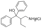 1,1-Diphenyl-2-ethyl-3-aminopropanol hydrochloride Structure