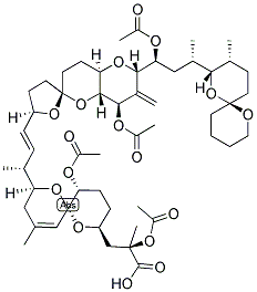 OKADAIC ACID, 7,10,24,28-TETRAACETATE Structure