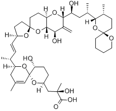 冈田(软海绵)酸,78111-17-8,结构式