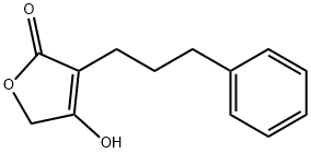 3-(3-Phenylpropyl)-4-hydroxy-2(5H)furanone Struktur