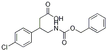 4-{[(苄氧基)羰基]氨基}-3-(4-氯苯基)丁酸,78131-31-4,结构式