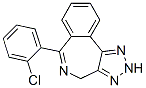 2,4-Dihydro-6-(o-chlorophenyl)-1,2,3-triazolo[4,5-d][2]benzazepine Struktur