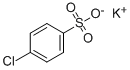 4-Chlorobenzenesulfonic acid potassium salt Struktur