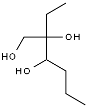 2-ethylhexane-1,2,3-triol Struktur
