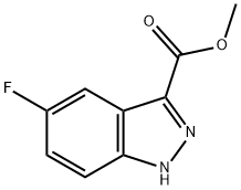 5-氟-1H-吲唑-3-羧酸甲酯,78155-73-4,结构式