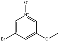 3-BROMO-5-METHOXYPYRIDINE-1-OXIDE Structure