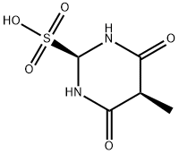 2-Pyrimidinesulfonicacid,hexahydro-5-methyl-4,6-dioxo-,cis-(9CI) 化学構造式