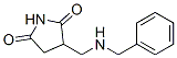 2,5-Pyrrolidinedione, 3-[[(phenylmethyl)amino]methyl]- (9CI) 化学構造式