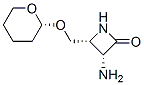 2-Azetidinone,3-amino-4-[[(tetrahydro-2H-pyran-2-yl)oxy]methyl]-,[3alpha,4alpha(R*)]-(9CI) Structure