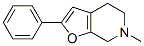 Furo[2,3-c]pyridine, 4,5,6,7-tetrahydro-6-methyl-2-phenyl- (9CI) 化学構造式