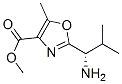 4-Oxazolecarboxylicacid,2-[(1S)-1-amino-2-methylpropyl]-5-methyl-,methylester(9CI),781612-31-5,结构式
