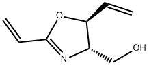 4-Oxazolemethanol, 2,5-diethenyl-4,5-dihydro-, (4S,5S)- (9CI) Structure