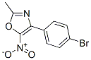 4-(4-bromophenyl)-2-methyl-5-nitrooxazole Structure