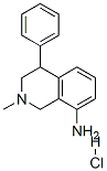 2-Methyl-4-phenyl-1,2,3,4-tetrahydro-8-isoquinolinamine hydrochloride Structure