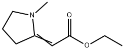 2-(1-Methyl-2-pyrrolidinylidene)-Acetic acid ethyl ester 化学構造式