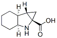 Cycloprop[b]indole-1a(1H)-carboxylic acid, octahydro-, (1aS,2aS,6aS,6bS)- (9CI) Struktur