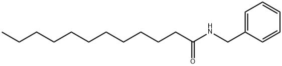 DodecanaMide, N-(phenylMethyl)- Structure