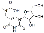 5-(carboxymethylaminomethyl)-2-thiouridine Struktur