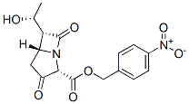 (4-nitrophenyl)methyl [2S-[2alpha,5beta,6beta(S*)]]-6-(1-hydroxyethyl)-3,7-dioxo-1-azabicyclo[3.2.0]heptane-2-carboxylate Structure