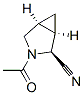 3-Azabicyclo[3.1.0]hexane-2-carbonitrile, 3-acetyl-, (1alpha,2beta,5alpha)- (9CI)|