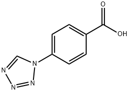 4-TETRAZOL-1-YL-BENZOIC ACID Struktur