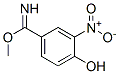 methyl-4-hydroxy-3-nitrobenzimidate Struktur