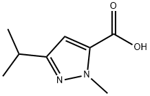 78208-73-8 3-イソプロピル-1-メチル-1H-ピラゾール-5-カルボン酸