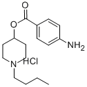 1-부틸-4-피페리딜p-아미노벤조에이트염산염