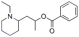 1-(1-ethyl-2-piperidyl)propan-2-yl benzoate|