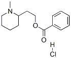 2-(1-methyl-2-piperidyl)ethyl benzoate hydrochloride 结构式