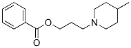 3-(4-methyl-1-piperidyl)propyl benzoate|