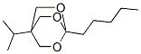 1-pentyl-4-propan-2-yl-2,6,7-trioxabicyclo[2.2.2]octane Struktur