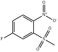 2-甲砜基-4-氟硝基苯,78228-02-1,结构式