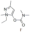 (1-ethyl-1,3-dimethyl-pyrazol-5-yl) N,N-dimethylcarbamate iodide 结构式