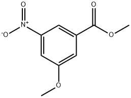 3-Methoxy-5-nitrobenzoic acid methyl ester 化学構造式