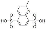 5,8-Quinolinedisulfonic  acid,  2-methyl- Struktur