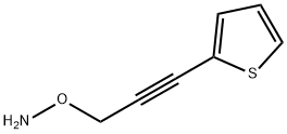 Hydroxylamine, O-[3-(2-thienyl)-2-propynyl]- (9CI) 化学構造式
