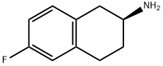 2-Naphthalenamine,6-fluoro-1,2,3,4-tetrahydro-,(S)-(9CI), 782427-32-1, 结构式