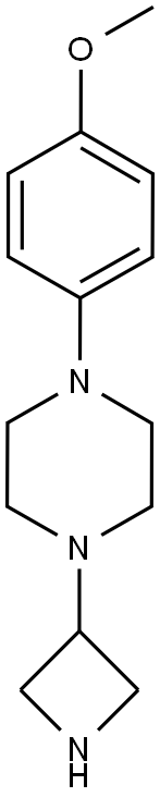 PIPERAZINE, 1-(3-AZETIDINYL)-4-(4-METHOXYPHENYL)-|