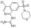 1-(4-CHLORO-7-(MORPHOLINOSULFONYL)ISOQUINOLIN-1-YL)GUANIDINE 化学構造式