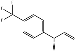 Benzene, 1-[(1S)-1-methyl-2-propenyl]-4-(trifluoromethyl)- (9CI) 化学構造式