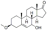 Androst-5-en-17-one,7-hydroxy-3-methoxy-,(3beta)-(9CI) Struktur