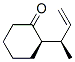Cyclohexanone, 2-[(1R)-1-methyl-2-propenyl]-, (2R)- (9CI) 化学構造式